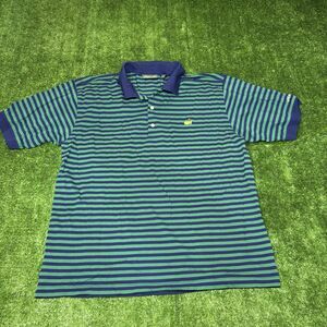 Vintage Masters Collection Golf Polo Shirt Men's Size Large Embroidered Logos